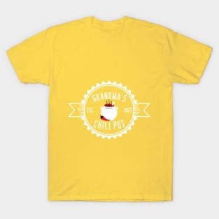 Grandma's Chili Pot Design T-Shirt